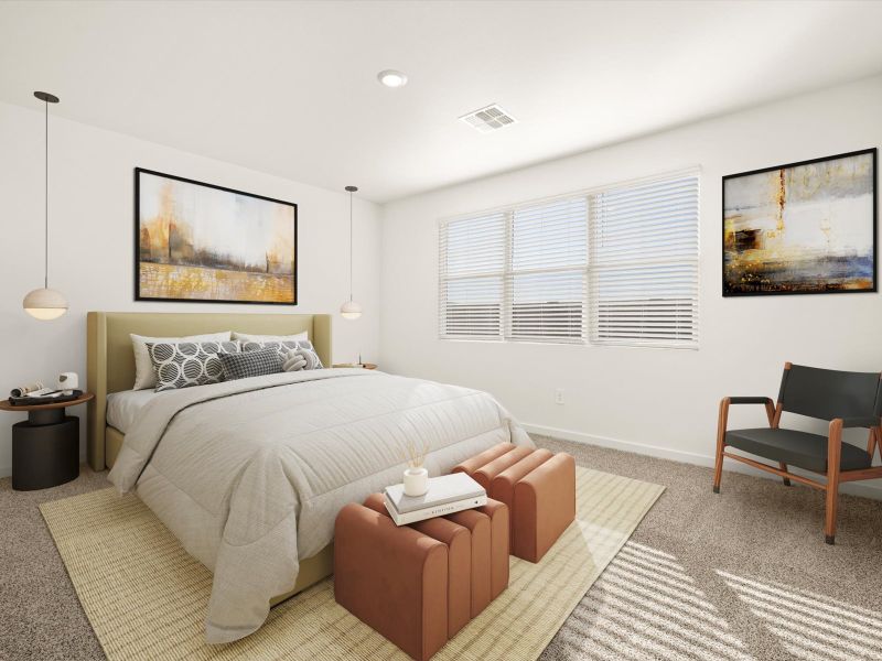 Furnished interior in a model home at Entrada Signature Series in Tolleson (Image 11). Furnished interior in a model home at Entrada Signature Series in Tolleson (Image 11).