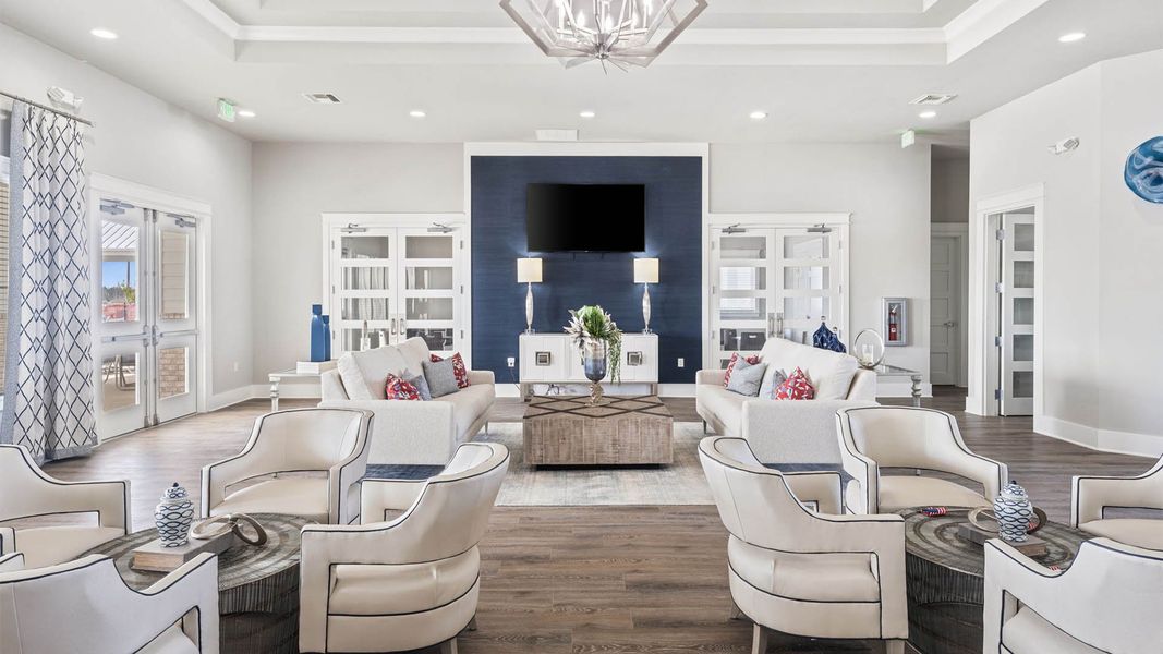 Furnished interior in a model home at Liberty in Panama City (Image 36).