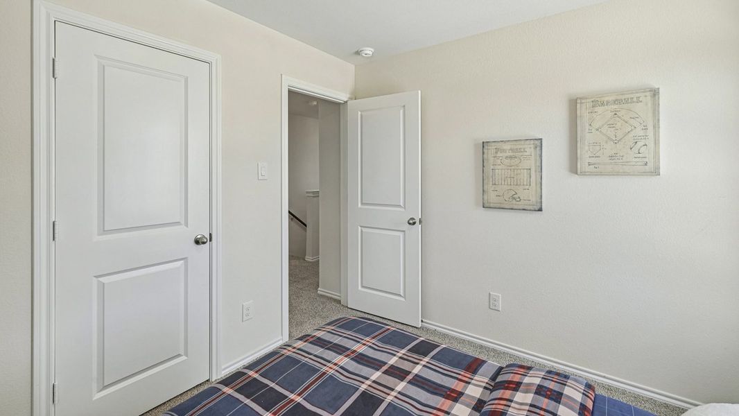Furnished interior in a model home at Stonewood in Sulphur Springs (Image 45).