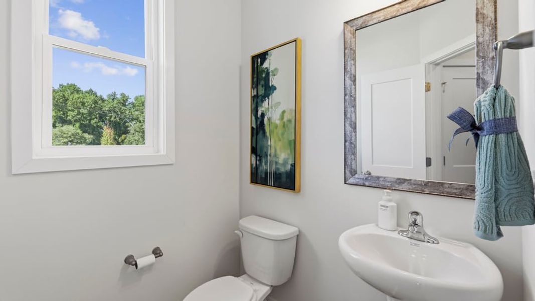 Furnished interior in a model home at Ken's Crossing in Moore (Image 18).
