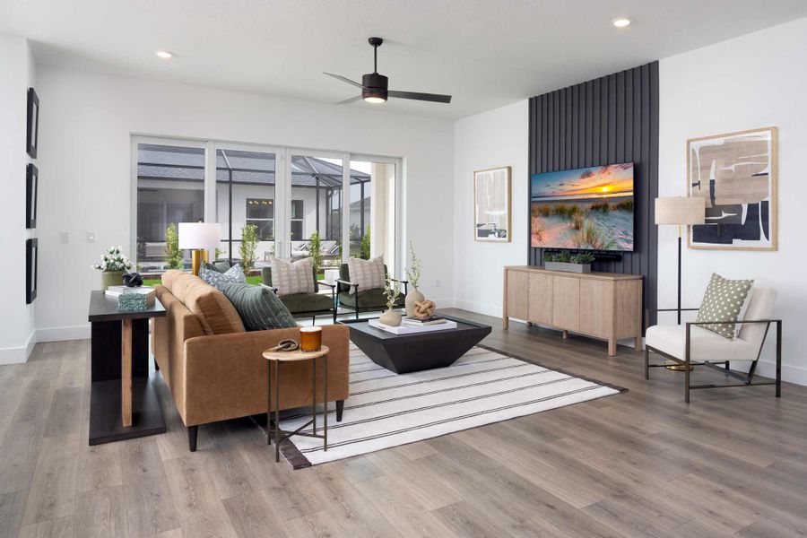 Furnished interior in a model home at SeaFlower – Classic Homes in Bradenton (Image 9).