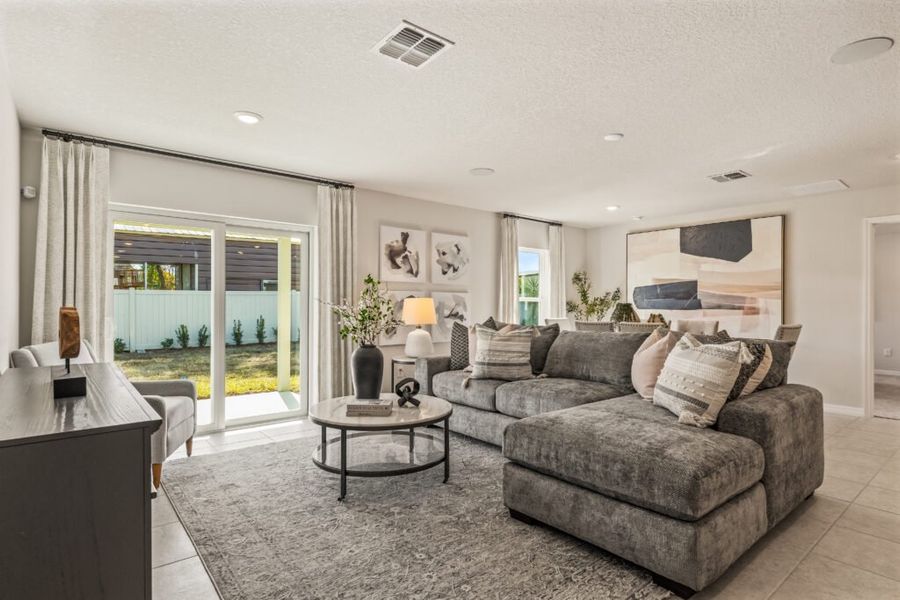 Furnished interior in a model home at Spring Hill in Spring Hill (Image 6). Furnished interior in a model home at Spring Hill in Spring Hill (Image 6).