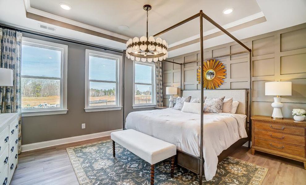 Furnished interior in a model home at Secrest Meadows in Monroe (Image 14).