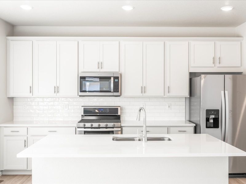 Bergamot interior image taken at a Meritage Homes community in Commerce City, CO.