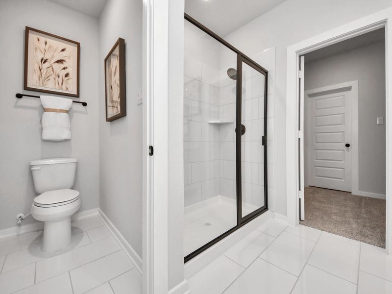 Furnished interior in a model home at Robins Landing in Houston (Image 37). Furnished interior in a model home at Robins Landing in Houston (Image 37).