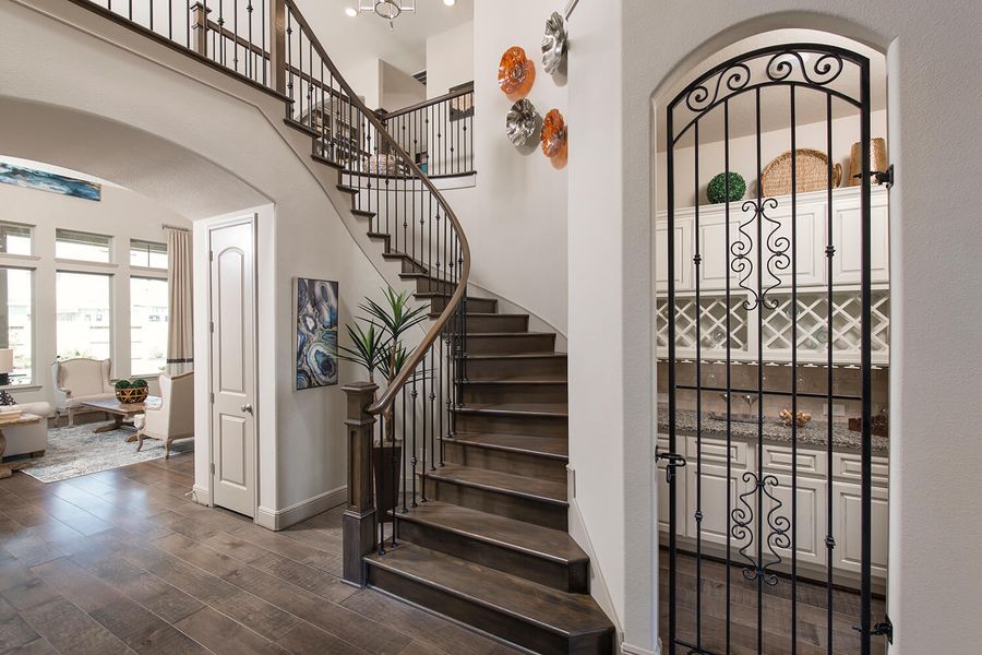 Furnished interior in a model home at Towne Lake 80' in Cypress (Image 14). Furnished interior in a model home at Towne Lake 80' in Cypress (Image 14).