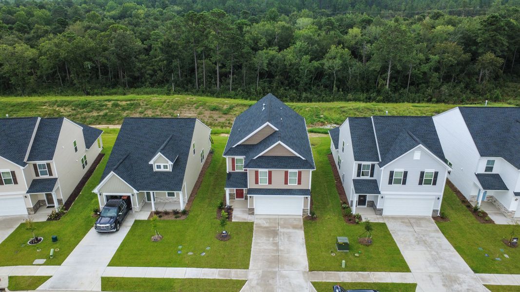 Aerial view of the Victorywoods Village community in Columbia, SC, showing layout and nearby surroundings (Image 8).