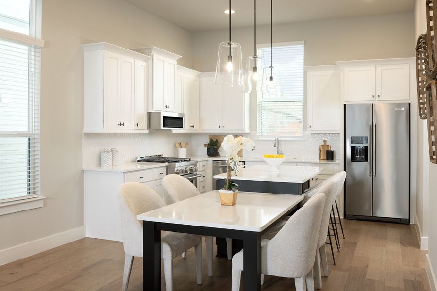 Furnished interior in a model home at Playmoor in San Antonio (Image 5). Furnished interior in a model home at Playmoor in San Antonio (Image 5).