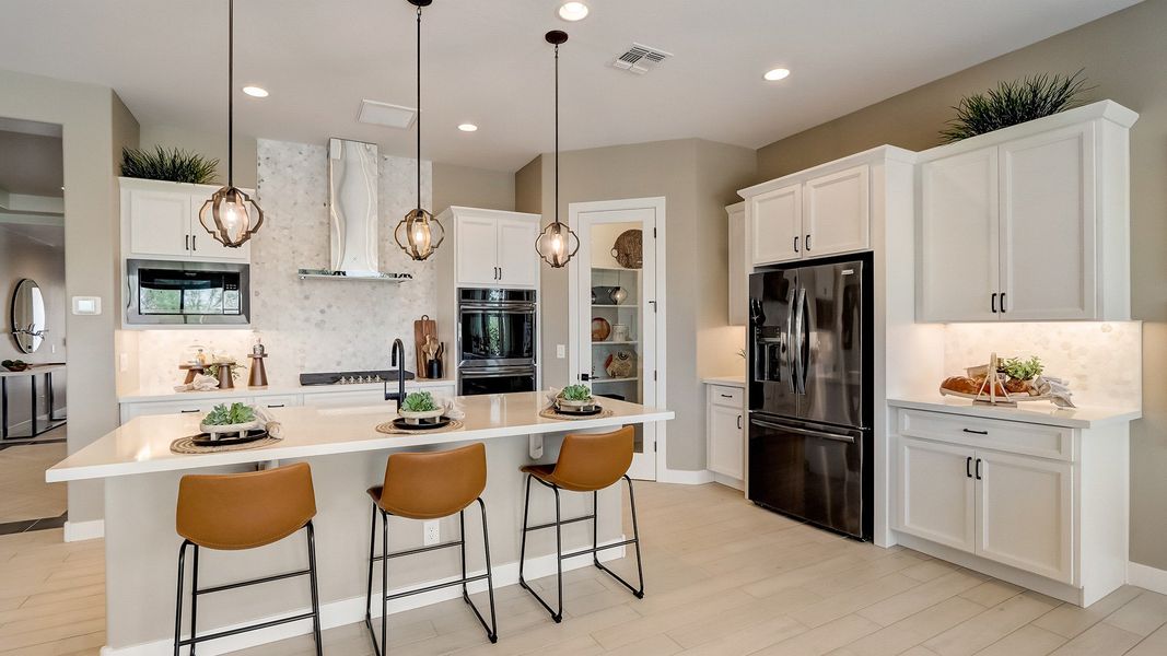 Furnished interior in a model home at Sycamore Farms in Surprise (Image 14).
