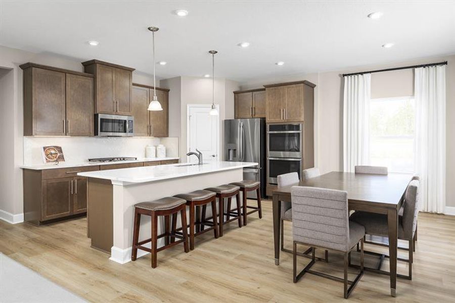 Furnished interior in a model home at Villa Mar in Winter Haven (Image 7).