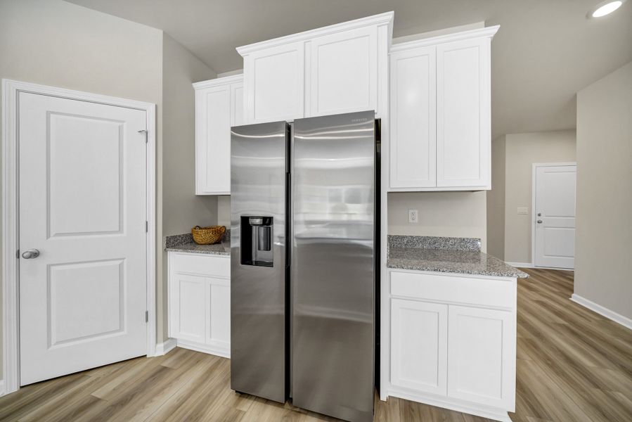 Furnished interior in a model home at Portrait Hills in Aiken (Image 34).