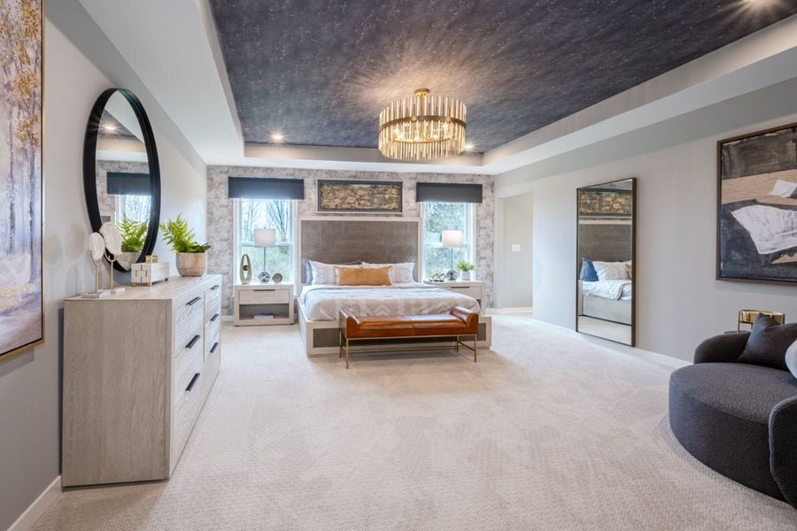 Furnished interior in a model home at Watson at Flowers Plantation in Clayton (Image 57).