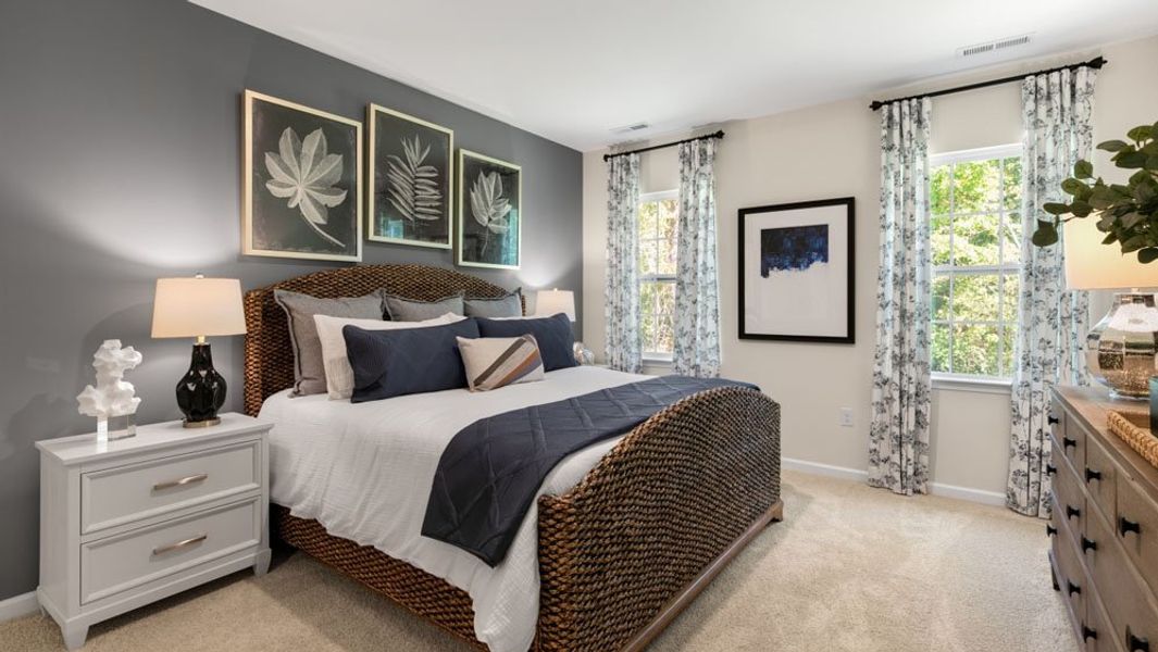 Furnished interior in a model home at Beaver Dam Crossing in Bailey (Image 7).