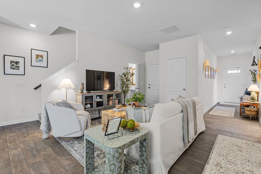 Furnished interior in a model home at Faith Hill in West Columbia (Image 4).