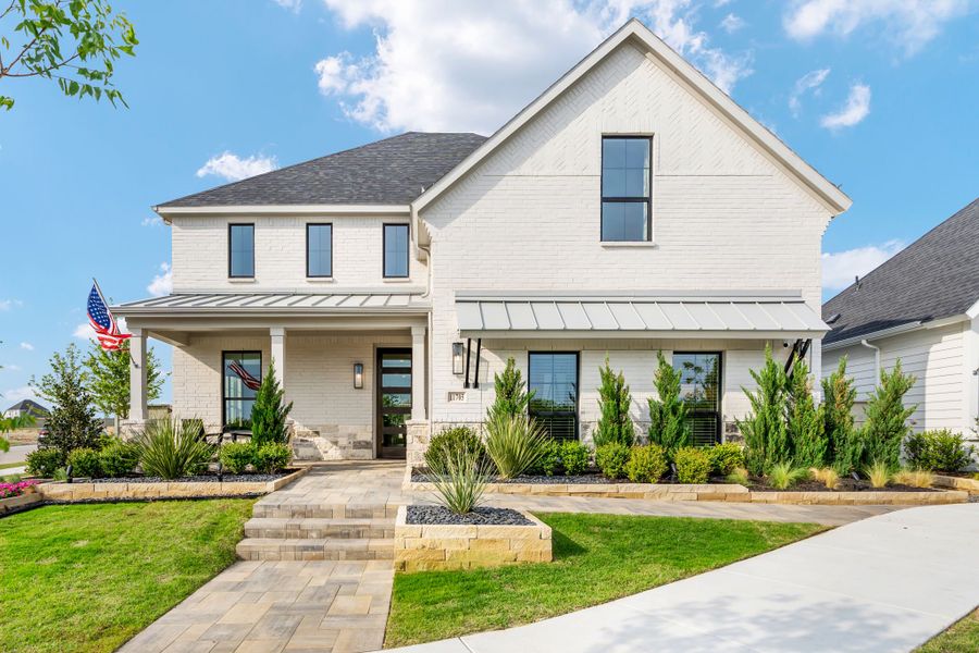 American Legend Homes' model in Treeline - Front Elevation