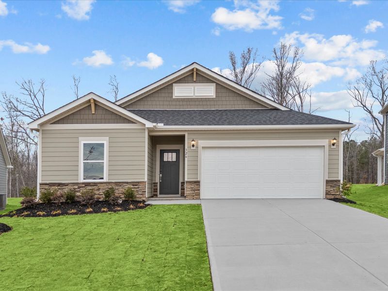 Front exterior of a home in the Ashby Woods community, located in Boiling Springs, SC (Image 1). Front exterior of a home in the Ashby Woods community, located in Boiling Springs, SC (Image 1).