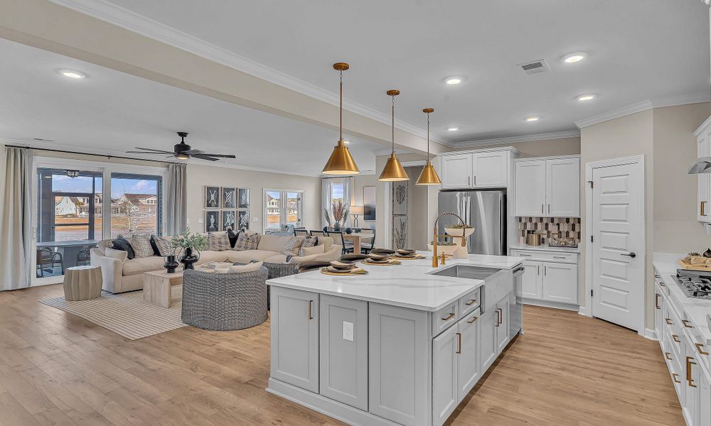Furnished interior in a model home at Bridgewater - Shorehaven Village in Little River (Image 20).