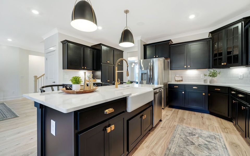 Furnished interior in a model home at Dorris Farm in White House (Image 18).