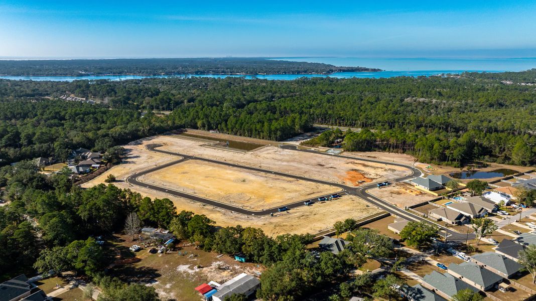 Site preparation and early development at Buckeye's Landing in Navarre, FL (Image 15).