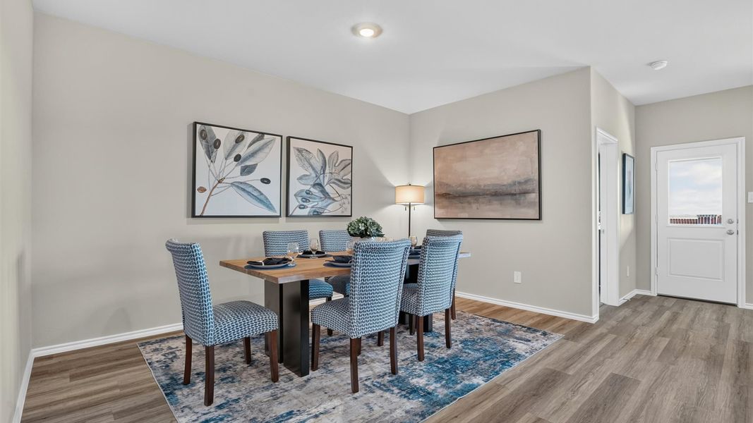 Furnished interior in a model home at Rock Creek West in Fort Worth (Image 25). Furnished interior in a model home at Rock Creek West in Fort Worth (Image 25).