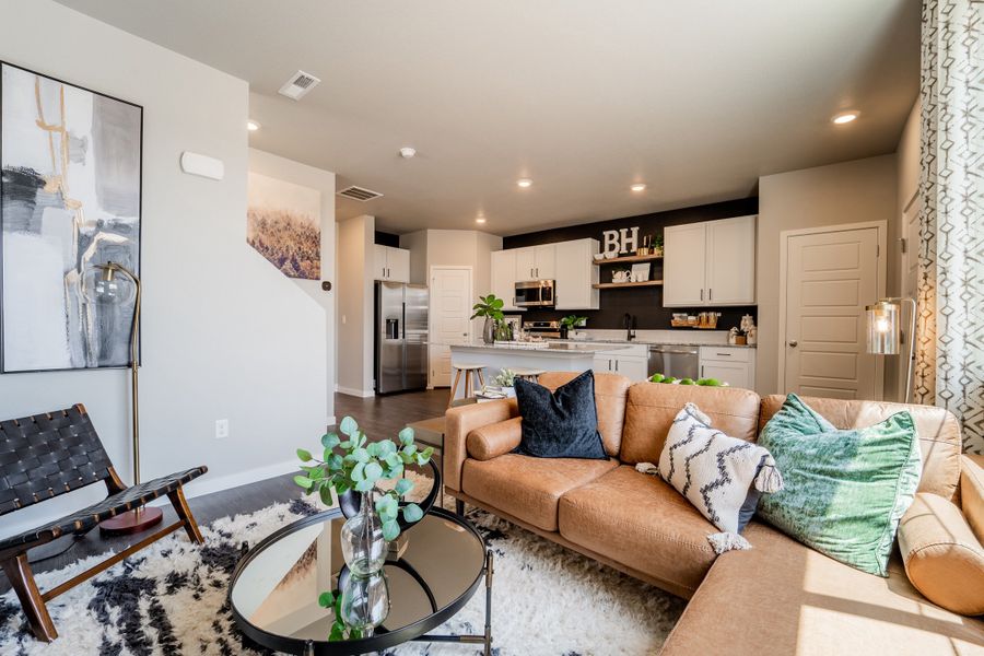 Furnished interior in a model home at Timnath Ranch in Timnath (Image 17). Furnished interior in a model home at Timnath Ranch in Timnath (Image 17).