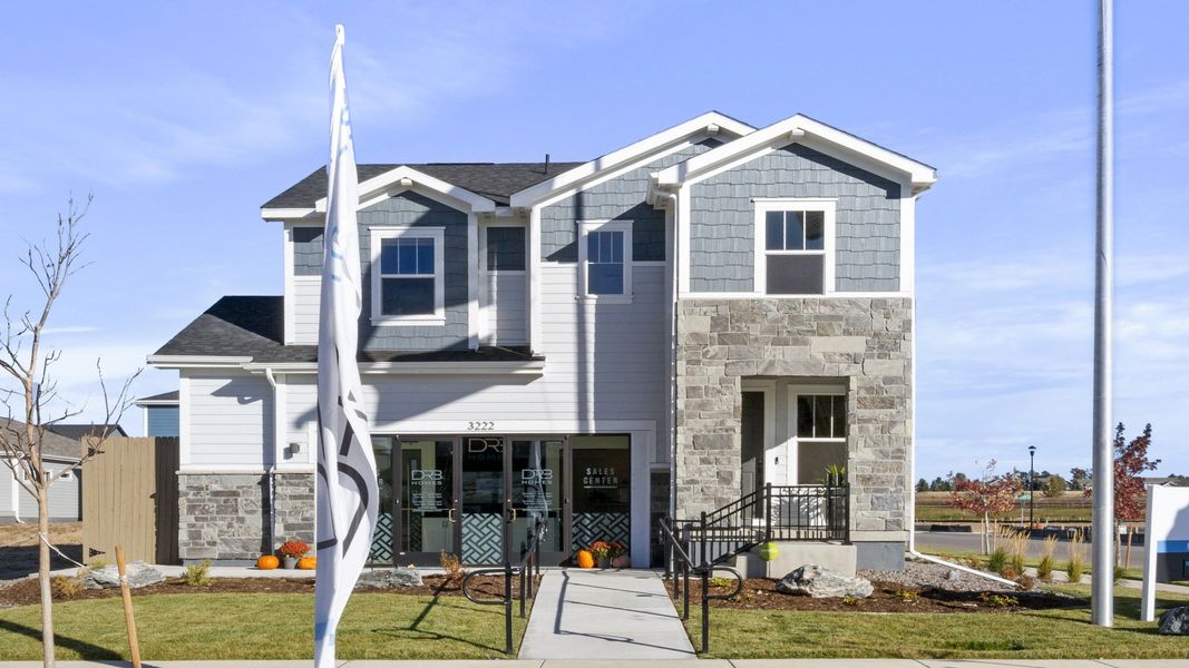 Front exterior of a home in the Bloom community, located in Fort Collins, CO (Image 1).