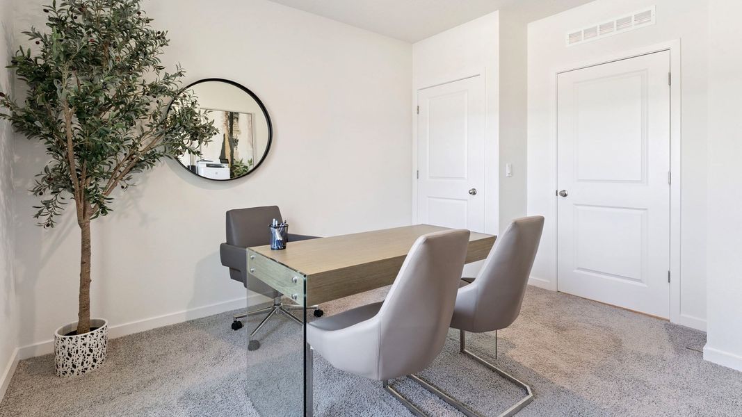 Furnished interior in a model home at Campbell Crossing in Port Orange (Image 18).