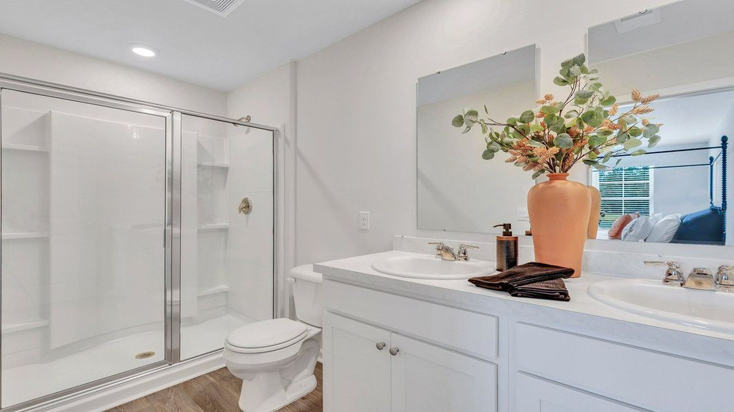 Furnished interior in a model home at McKenzie Gardens in Brunswick (Image 8).