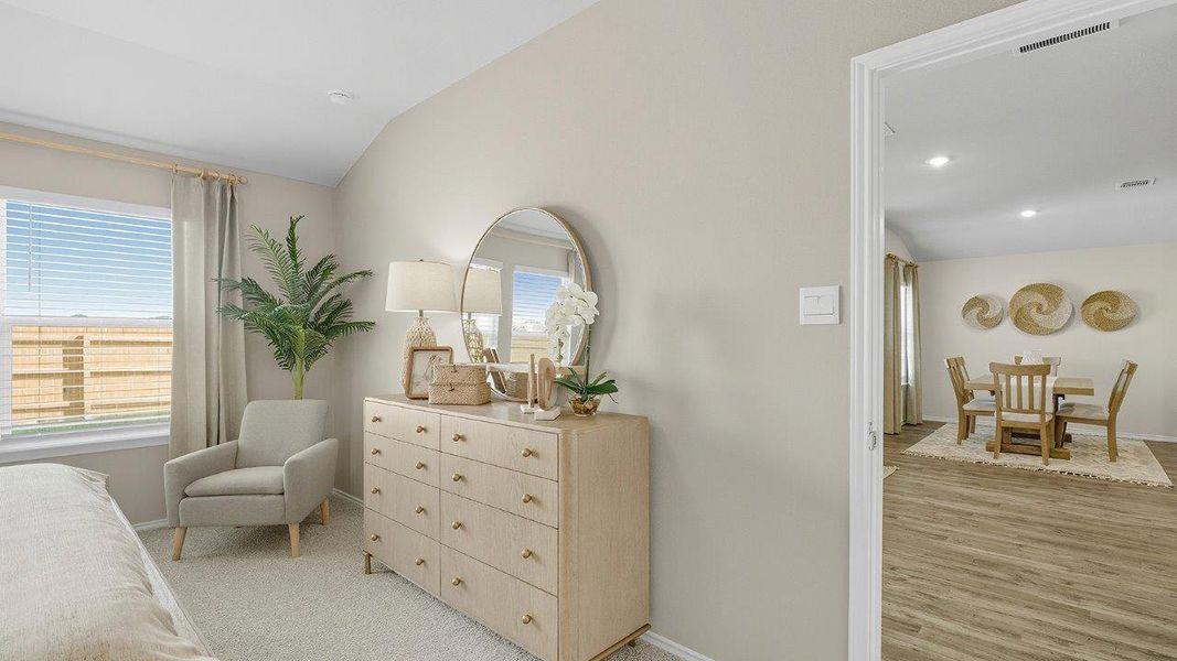 Furnished interior in a model home at Mesa Ridge in Temple (Image 24).