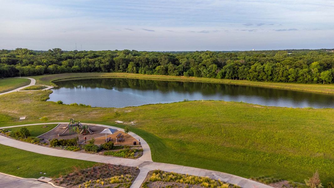 Natural surroundings and green spaces near Trinity Falls in McKinney, TX (Image 63).