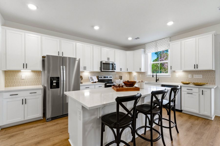 Furnished interior in a model home at Somerset: Essentials in Myrtle Beach (Image 6).