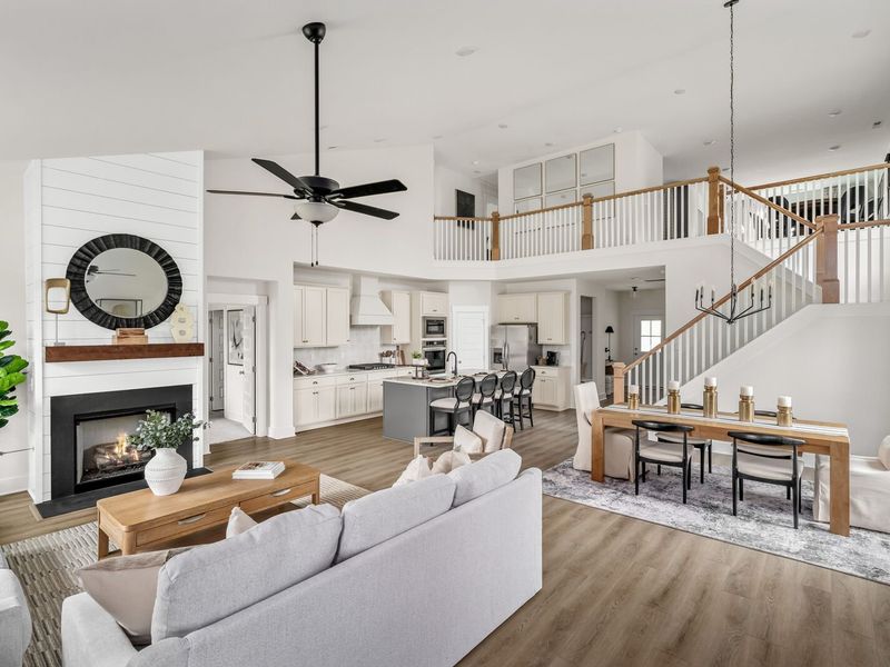 Furnished interior in a model home at Woods Crossing in Gallatin (Image 16).