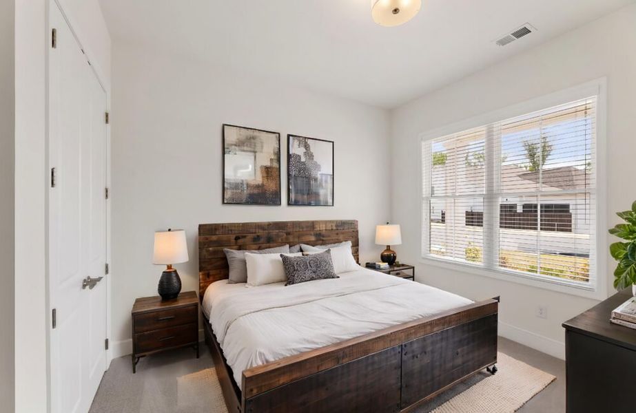 Furnished interior in a model home at Courtyards at Traditions in Cumming (Image 13).
