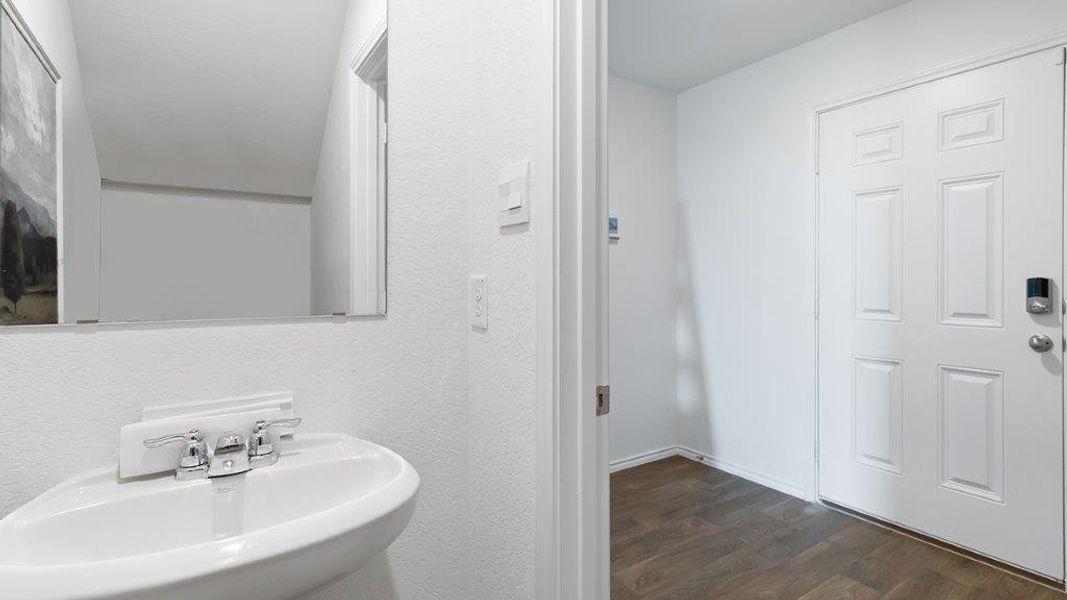 Furnished interior in a model home at Lucero in San Antonio (Image 17).