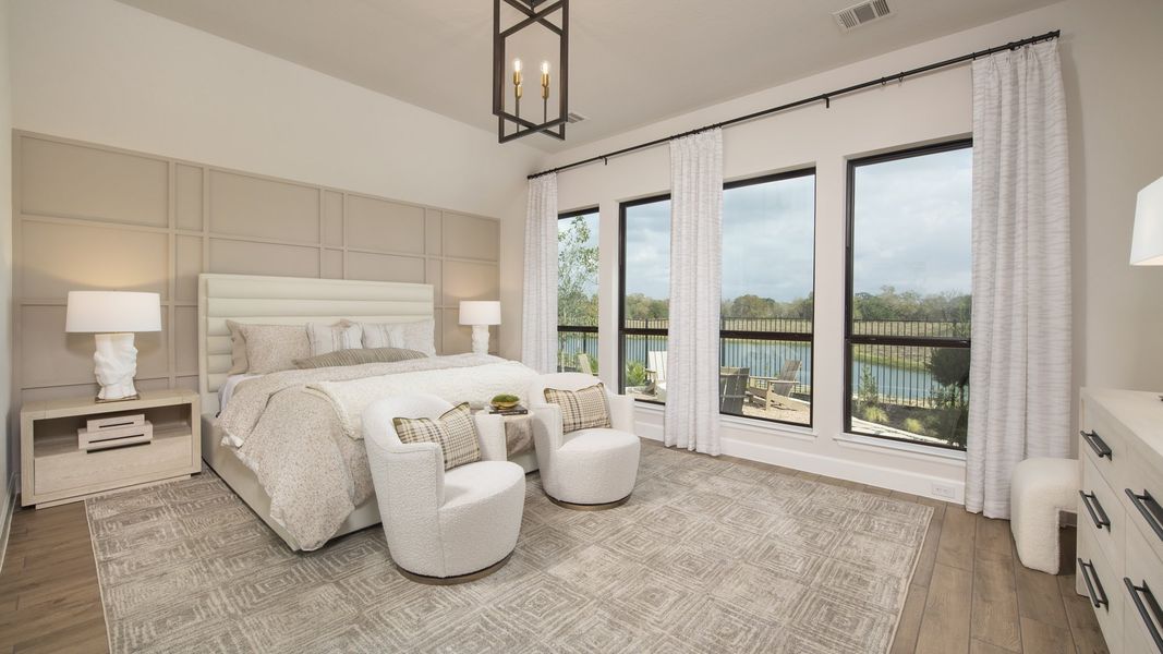 Furnished interior in a model home at Juniper Springs 50' in Lockhart (Image 10).