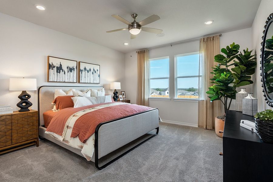 Furnished interior in a model home at Stonewall Ranch 50s in Liberty Hill (Image 41). Furnished interior in a model home at Stonewall Ranch 50s in Liberty Hill (Image 41).