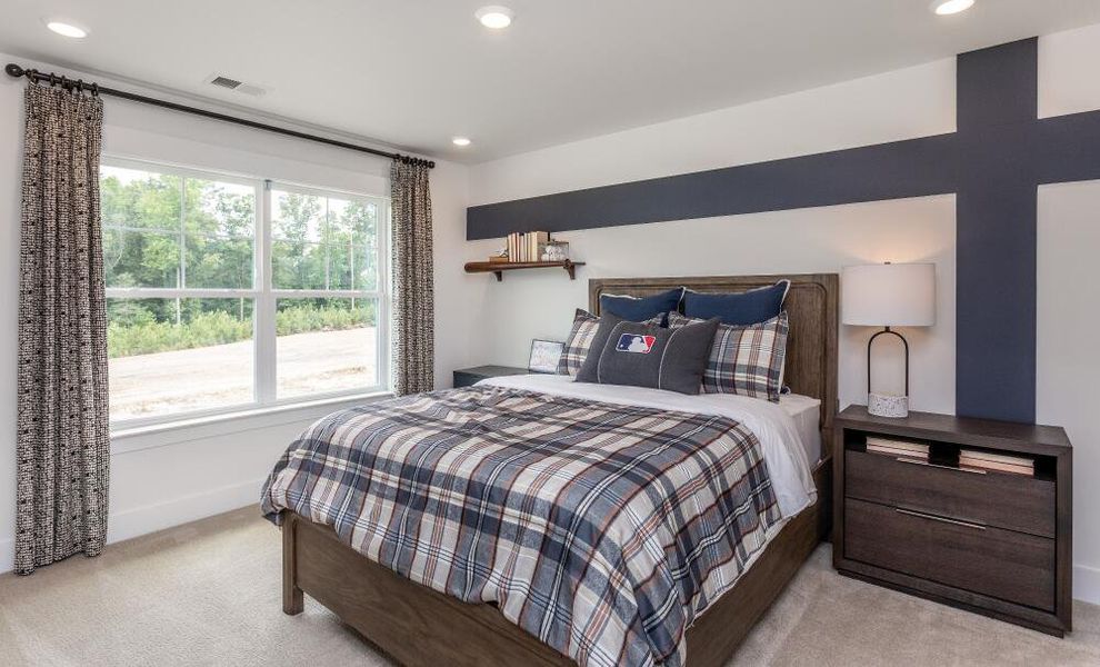 Furnished interior in a model home at Cedar Ridge in Angier (Image 32).