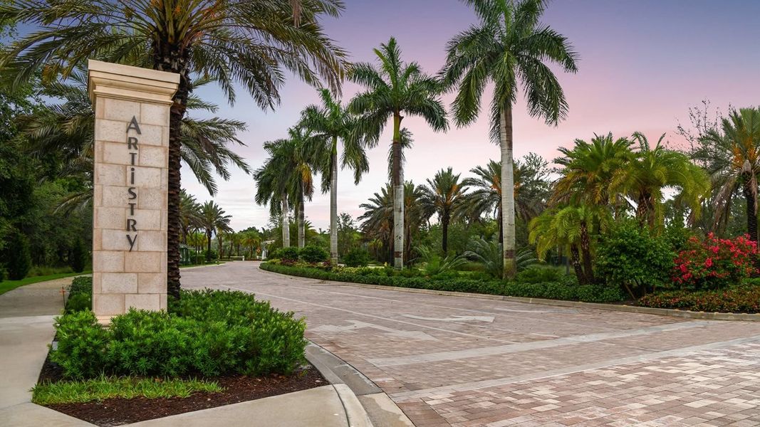 Artistry Palm Beach Entry Monument