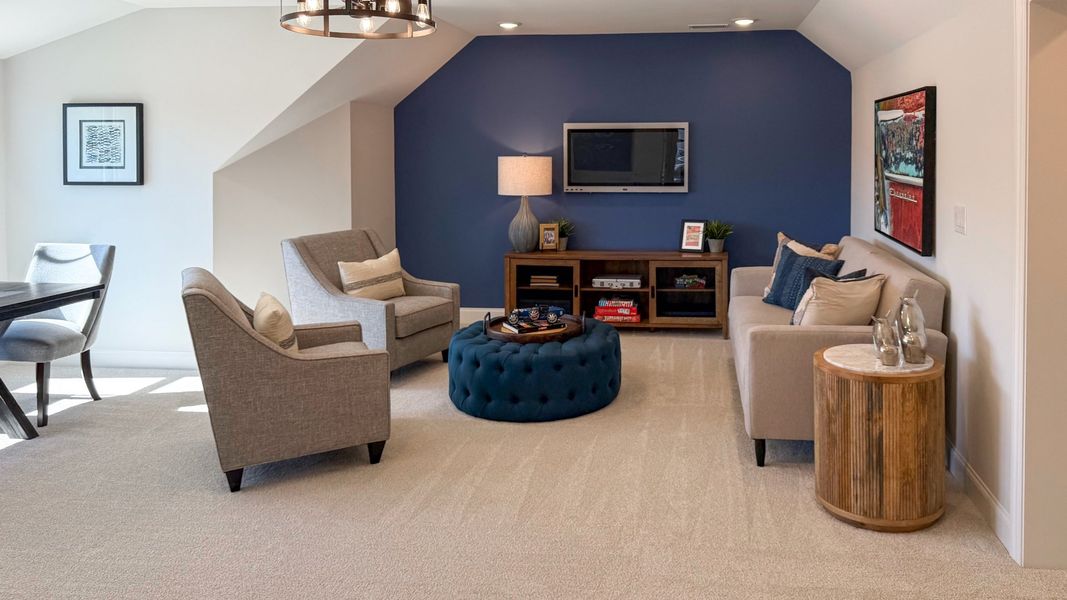 Furnished interior in a model home at The Courtyards on Robinson Church in Harrisburg (Image 10).