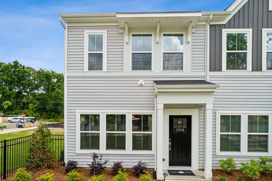 Front exterior of a home in the Sloan Station community, located in Charlotte, NC (Image 9).