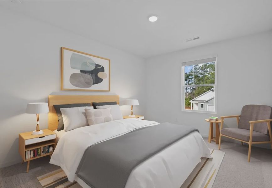 Furnished interior in a model home at Cordova Trails in Seguin (Image 4).