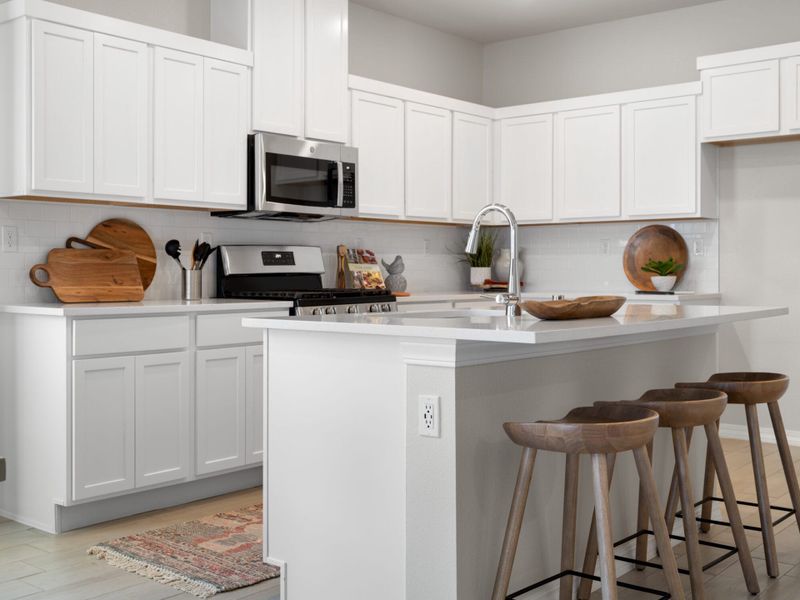 Furnished interior in a model home at Painted Desert in Horizon City (Image 7). Furnished interior in a model home at Painted Desert in Horizon City (Image 7).