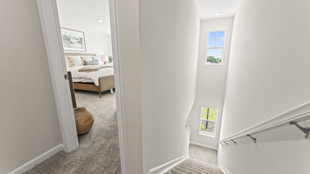Furnished interior in a model home at Bancroft Place in Jackson (Image 16).