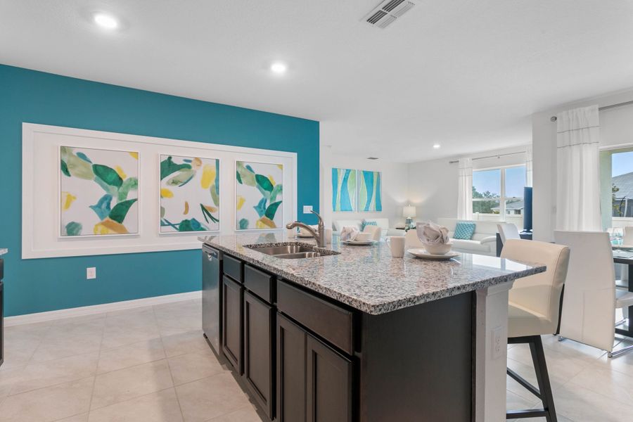 Furnished interior in a model home at Villamar in Winter Haven (Image 21).