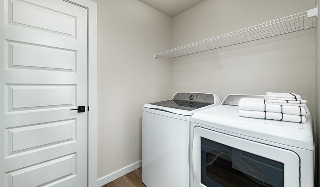 Furnished interior in a model home at Meadowbrook Park in Colorado Springs (Image 18).