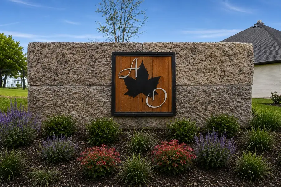 Entrance to the Arbor Oaks community in Boyd, TX, featuring signage and landscaping (Image 11).