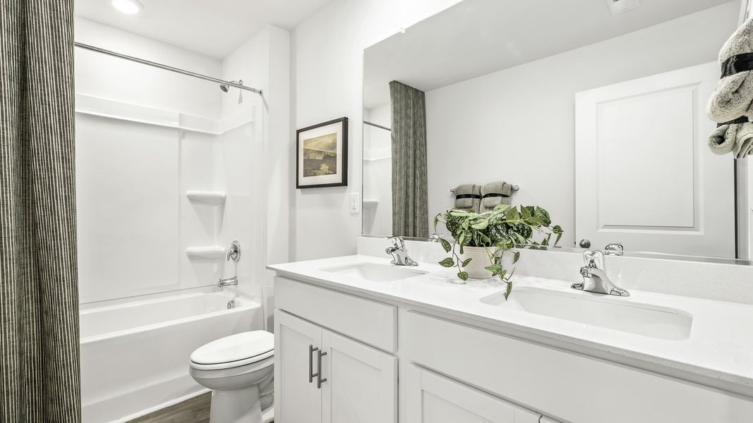 Furnished interior in a model home at Mount Hope Estates in Winston-Salem (Image 14).