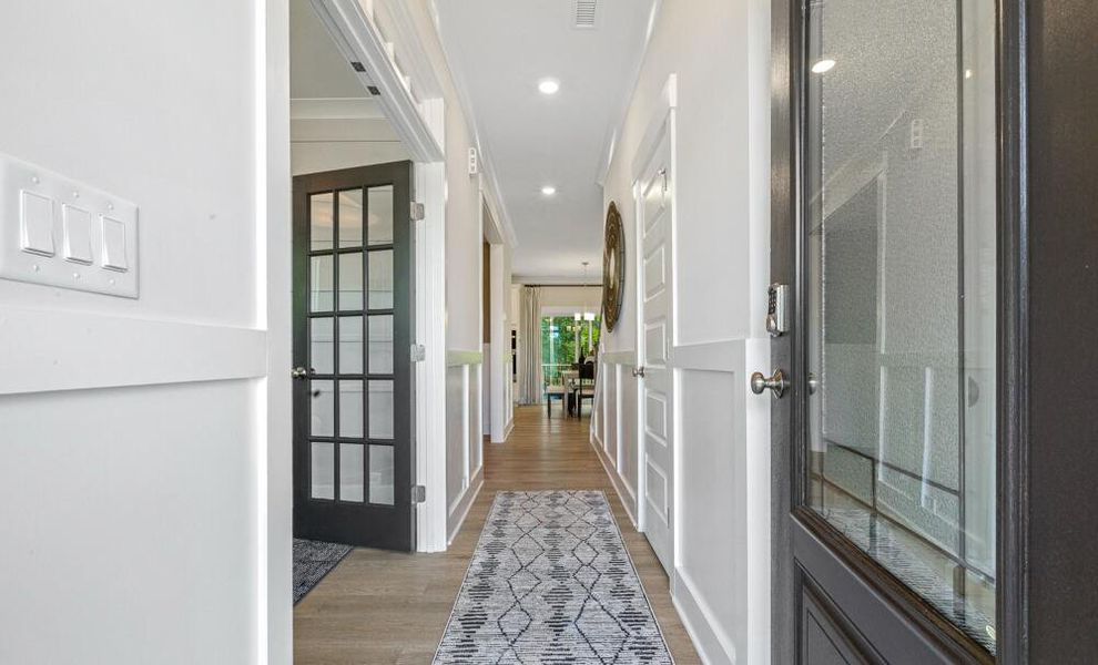 Furnished interior in a model home at Castlewood in Archer Lodge (Image 3). Furnished interior in a model home at Castlewood in Archer Lodge (Image 3).