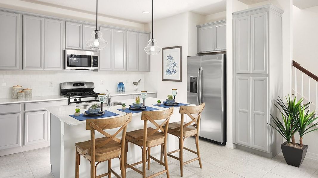 Furnished interior in a model home at The Residences at Emerson Park in Apopka (Image 19).