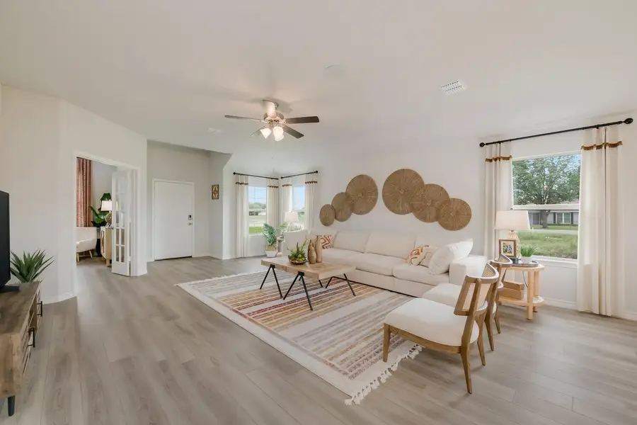 Furnished interior in a model home at Foxborough in Waco (Image 4). Furnished interior in a model home at Foxborough in Waco (Image 4).